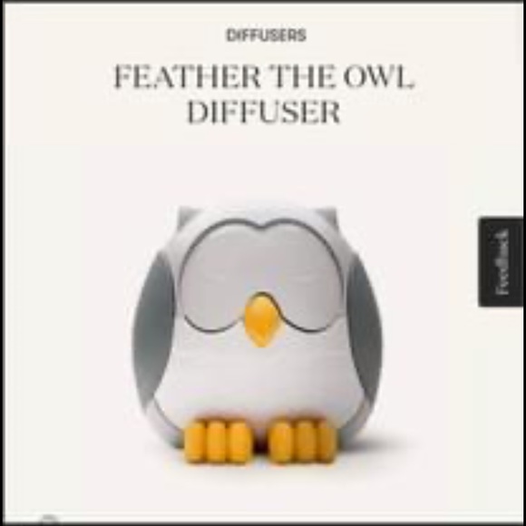 YL feather owl diffuser - Picture 3 of 4